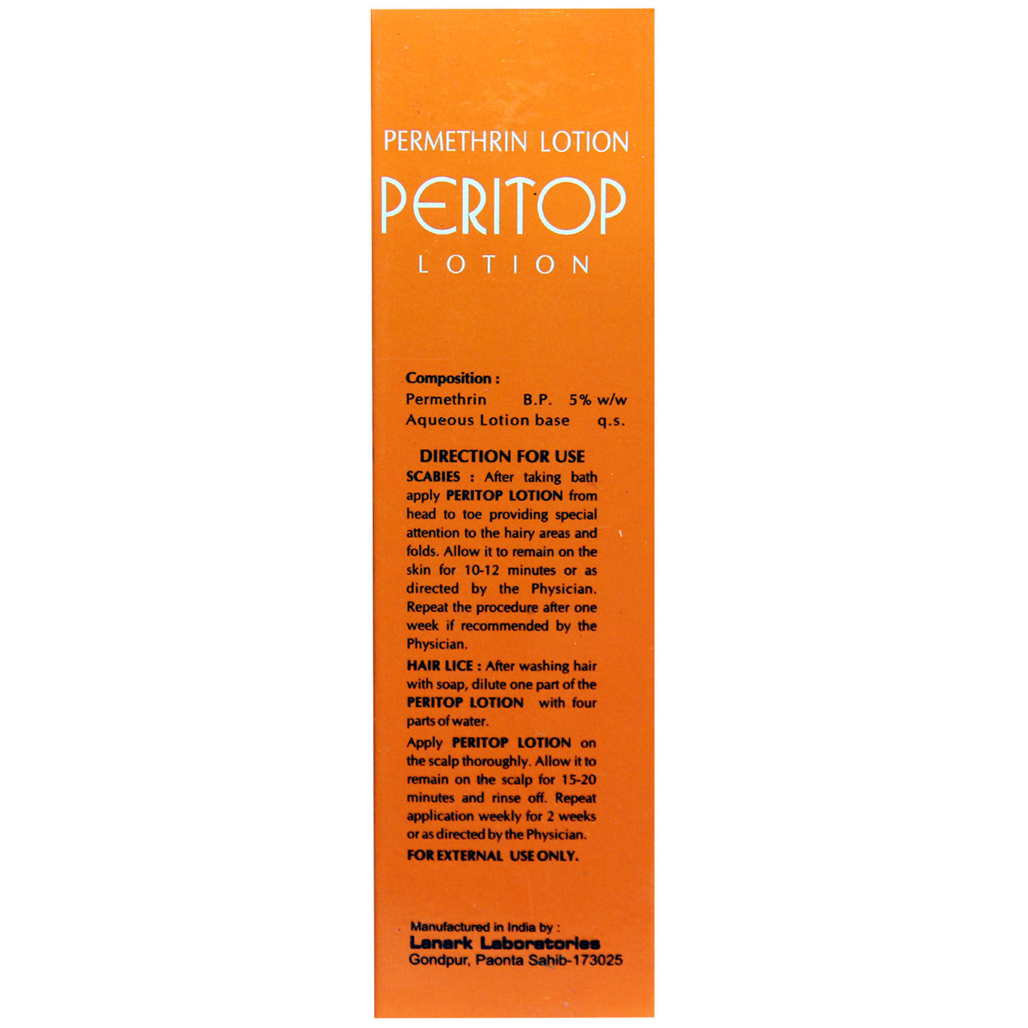 Peritop Lotion 60 ml Price, Uses, Side Effects, Composition Apollo