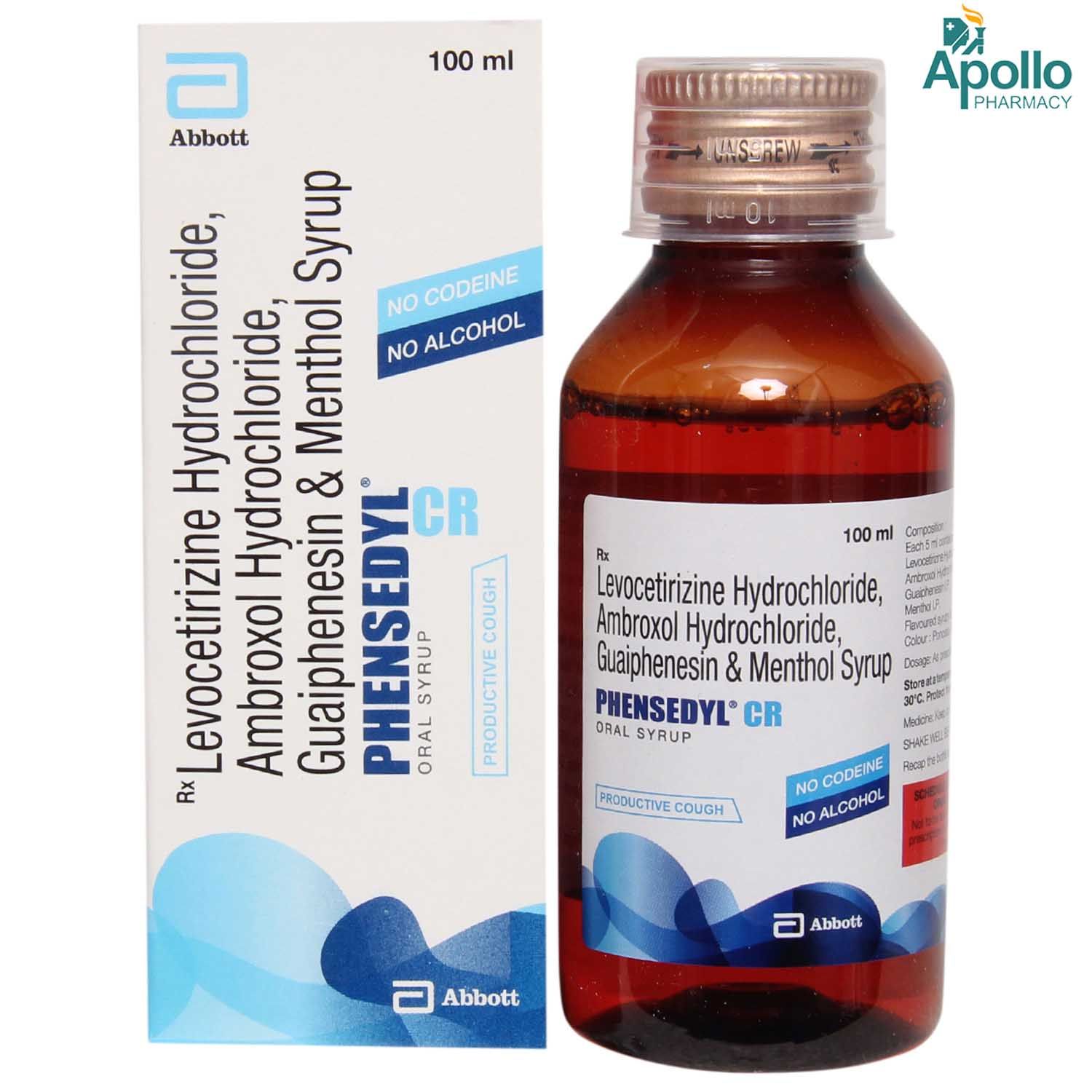 Phensedyl CR Syrup 100 ml Price, Uses, Side Effects, Composition ...