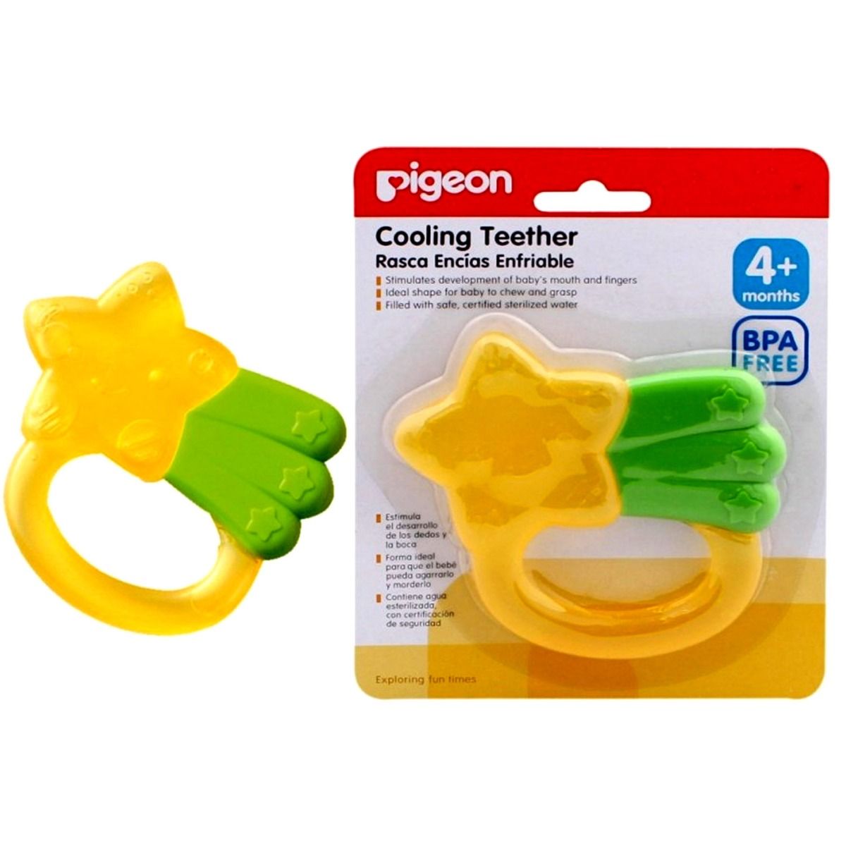 Pigeon Star Shape Cooling Teether, 1 Count, Pack of 1 