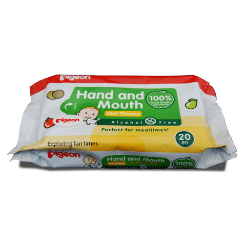 Pigeon Hand & Mouth Wipes 2x20's, Pack of 1 