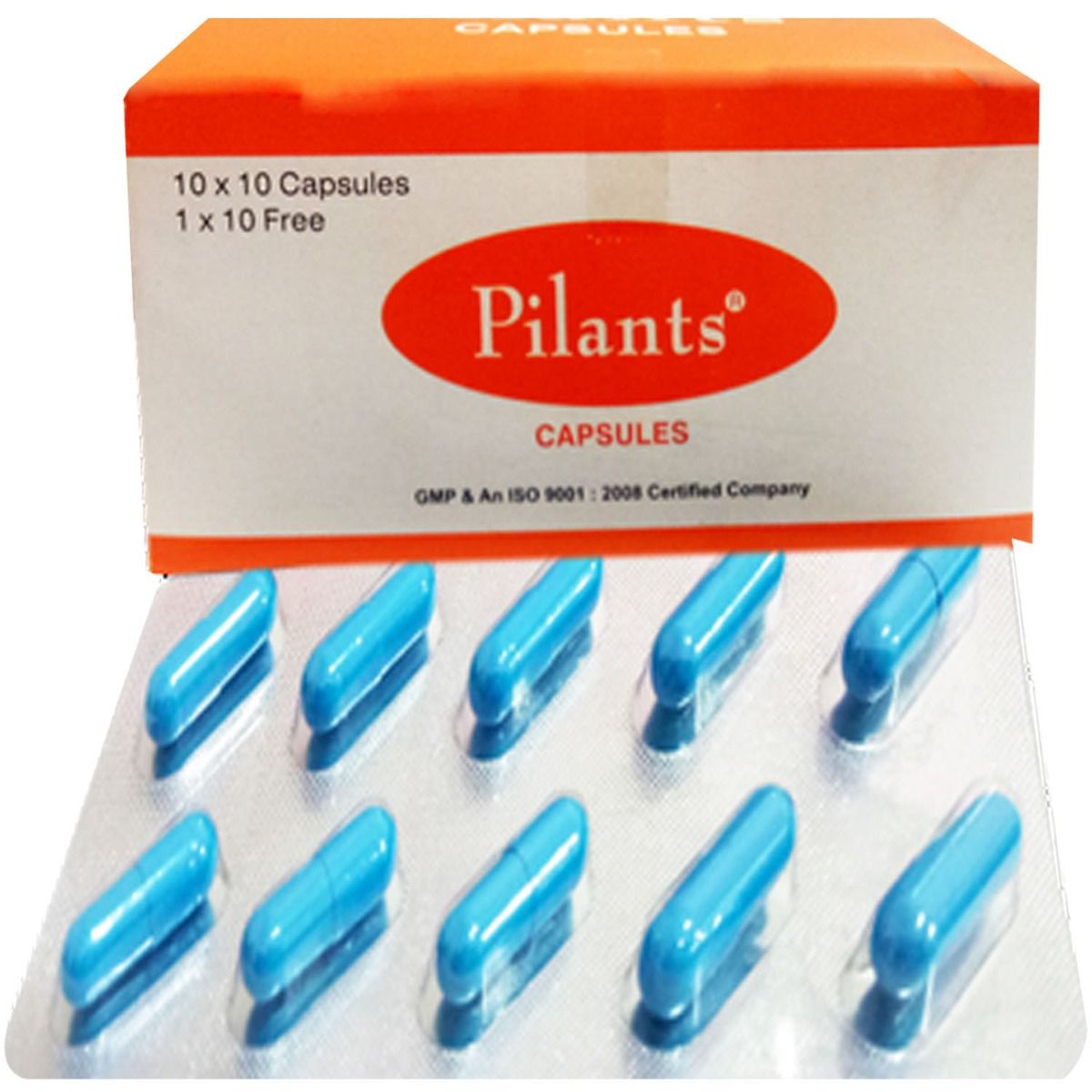 Pilants, 10 Capsules, Pack of 10 S