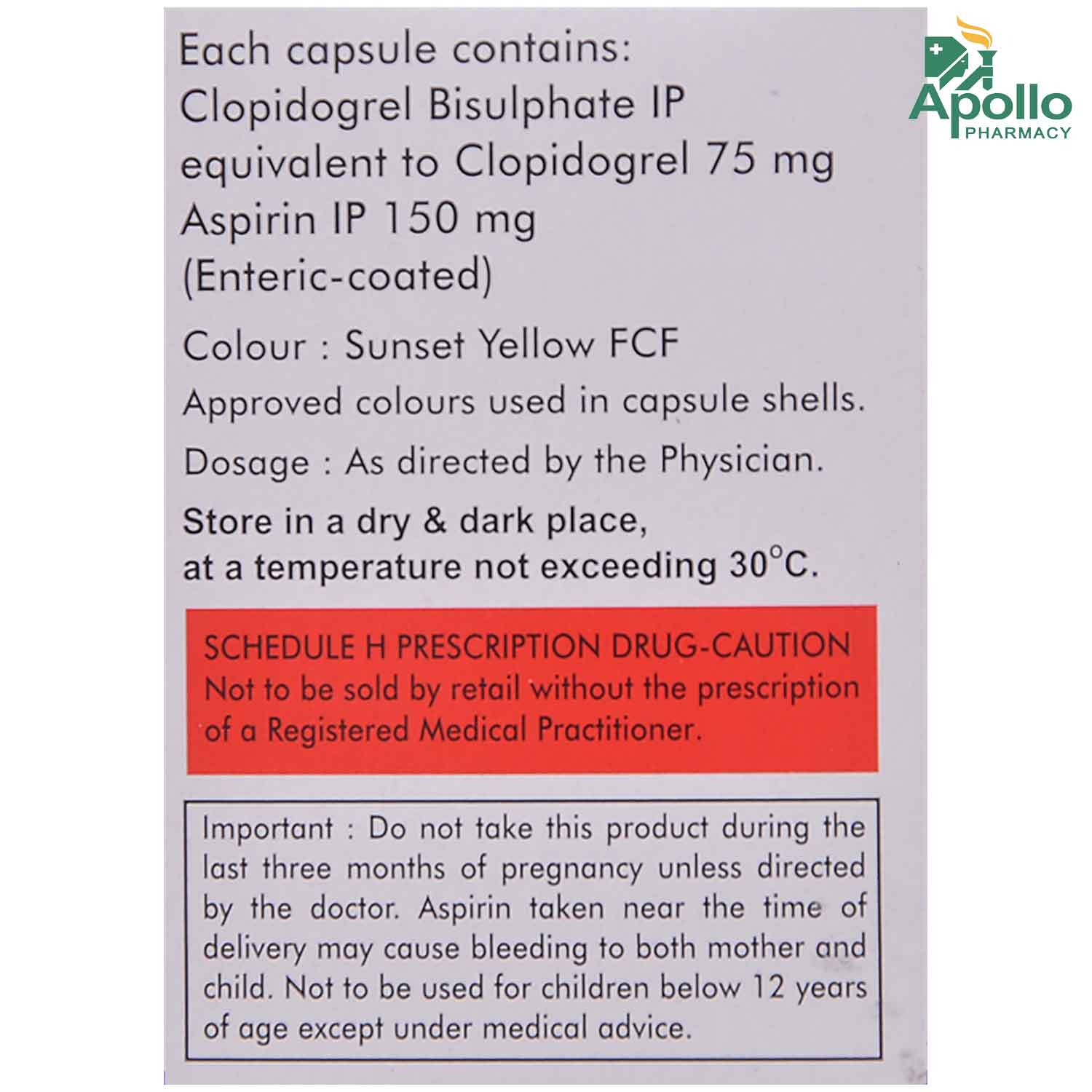Plagerine A 150 Capsule 10 S Price Uses Side Effects Composition Apollo Pharmacy