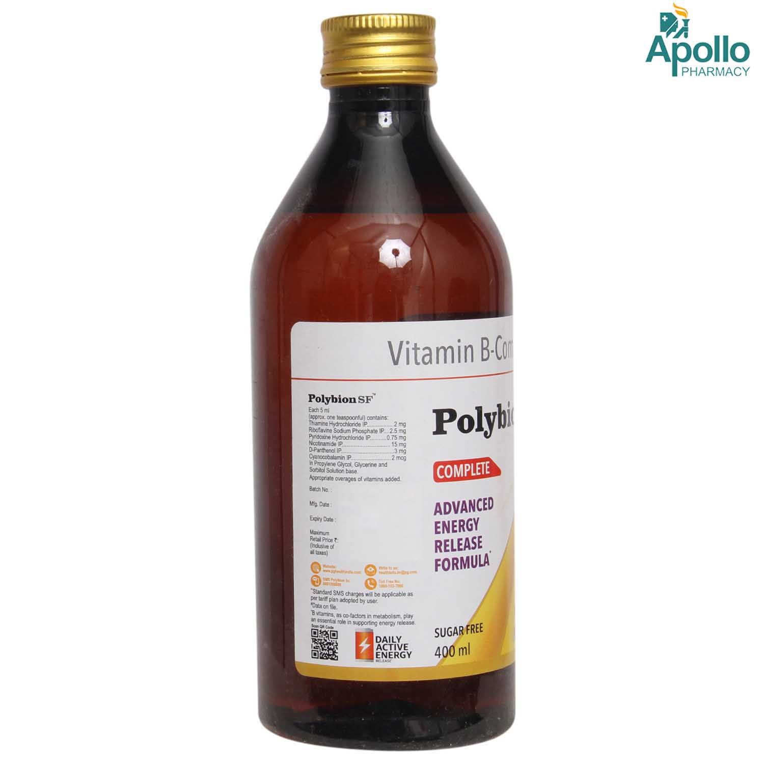 Polybion Syrup 400 Ml Price Uses Side Effects Composition Apollo