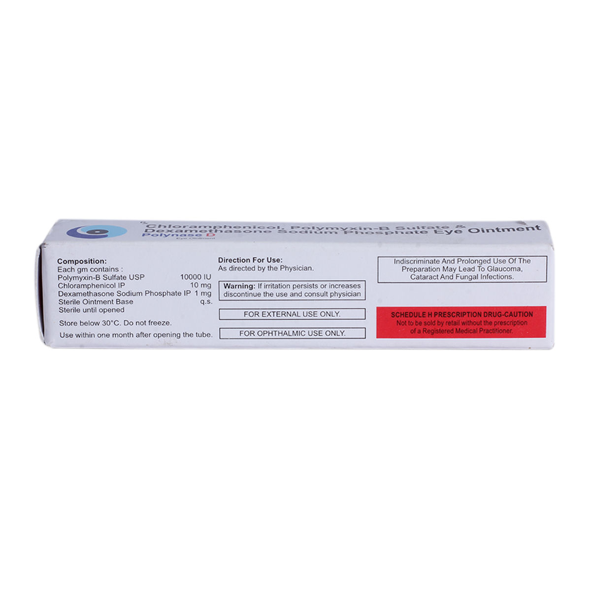 Polynase D Eye Ointment 5gm Price, Uses, Side Effects, Composition