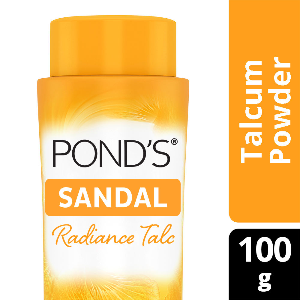 Ponds Sandal Radiance Talcum Powder, 100 gm, Pack of 1 