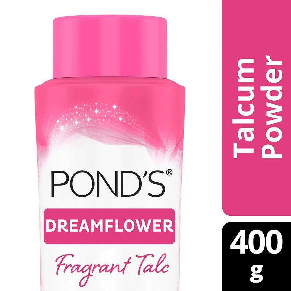 Pond's Dreamflower Pink Lily Flavoured Talcum Powder, 400 gm, Pack of 1 