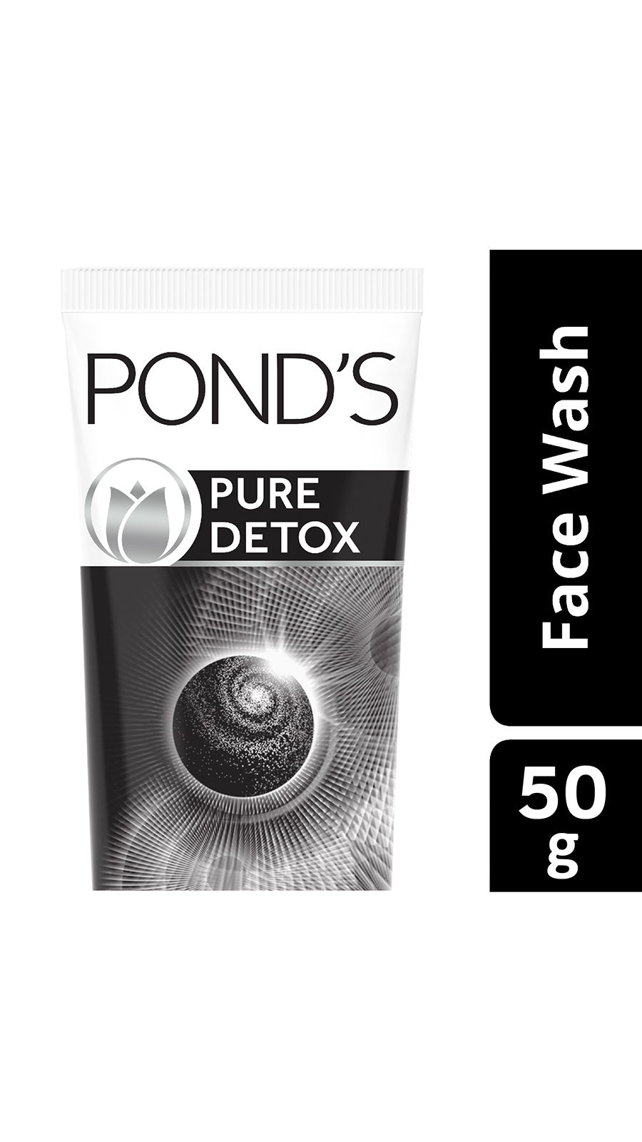 Ponds Pure Detox Face Wash, 50 gm, Pack of 1 