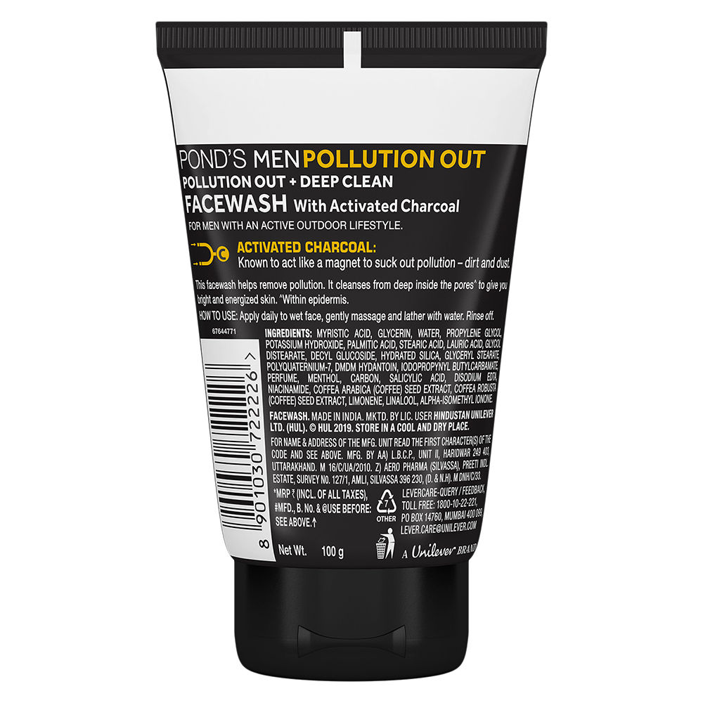 Ponds Men Pollution Out Face Wash 100 Gm Price Uses Side Effects Composition Apollo Pharmacy