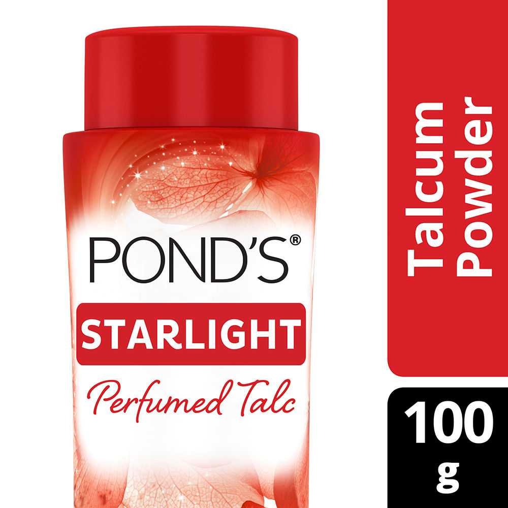 Ponds Starlight Perfumed Talcum Powder, 100 gm, Pack of 1 