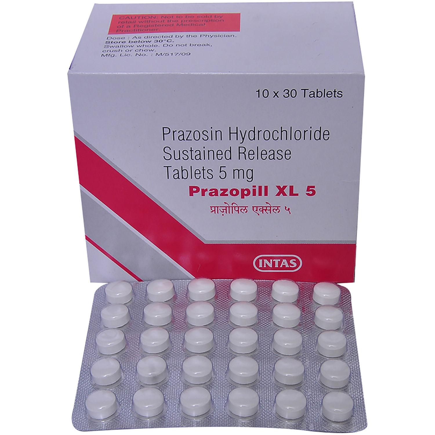 Prazopill XL 5 Tablet 30's, Pack of 30 TABLETS