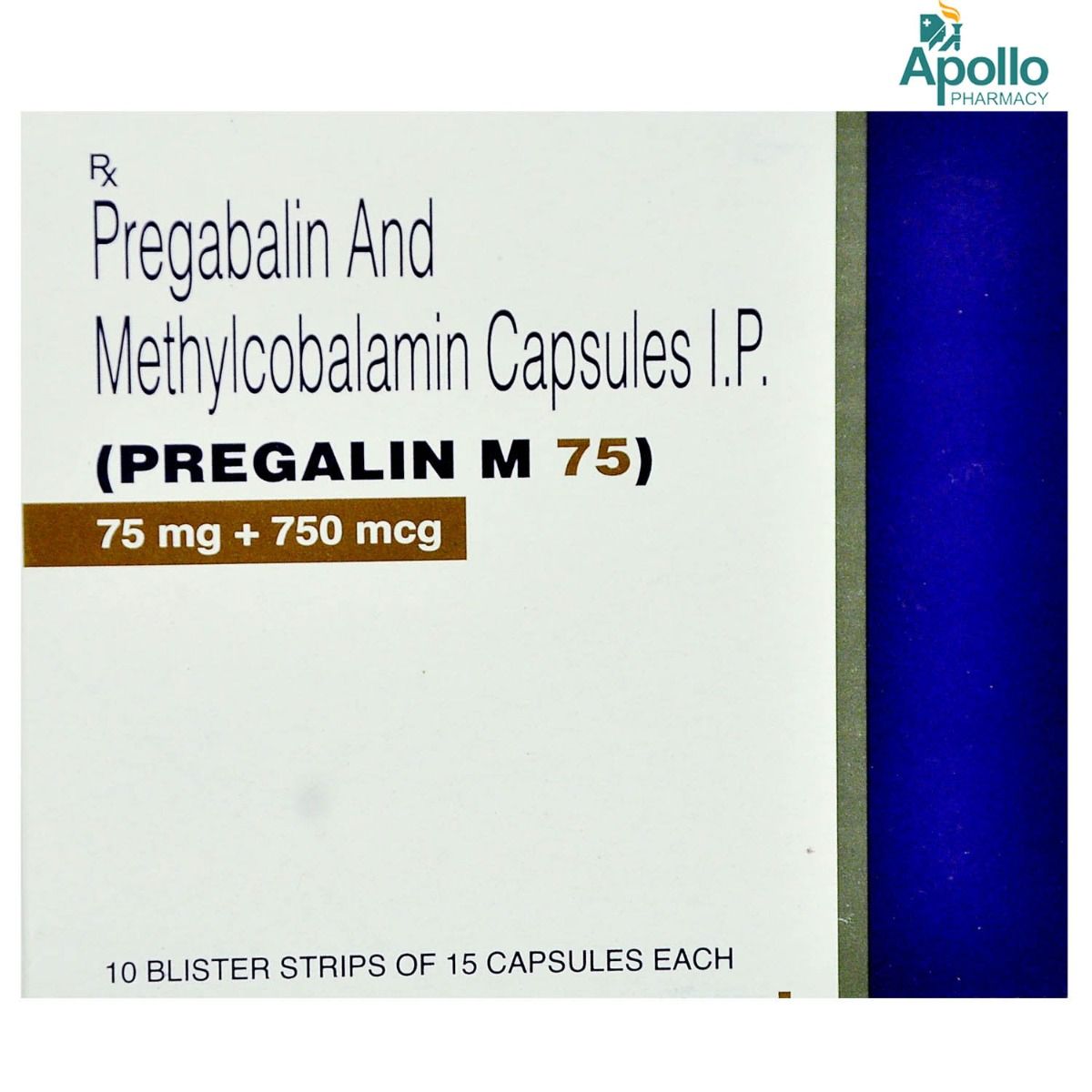 Pregalin M 75 Capsule 15's Price, Uses, Side Effects, Composition ...