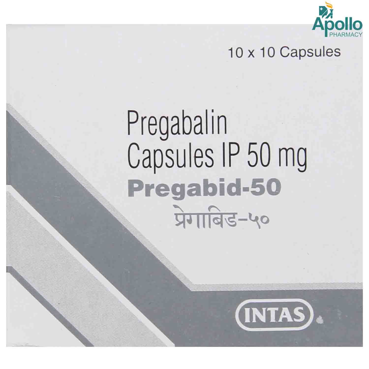 Pregabid-50 Capsule 10's, Pack of 10 CAPSULES