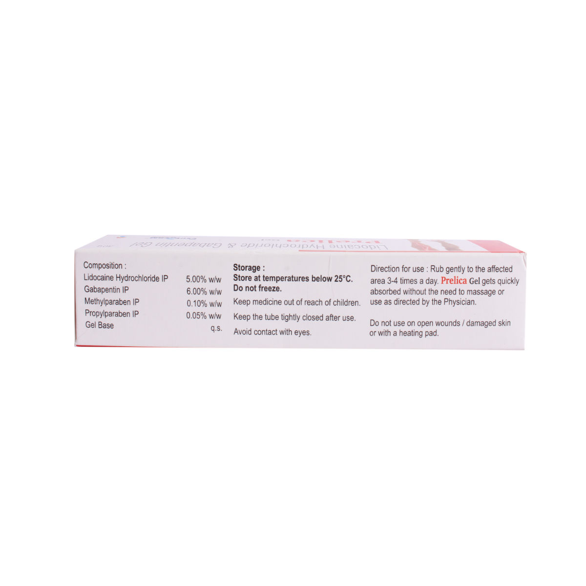 Prelica Gel 30gm Price, Uses, Side Effects, Composition - Apollo Pharmacy