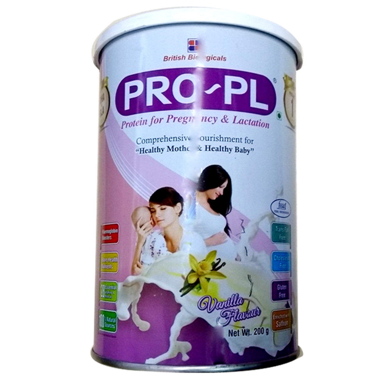 Buy Pro-PL Vanilla Flavoured Powder, 200 gm Tin Online