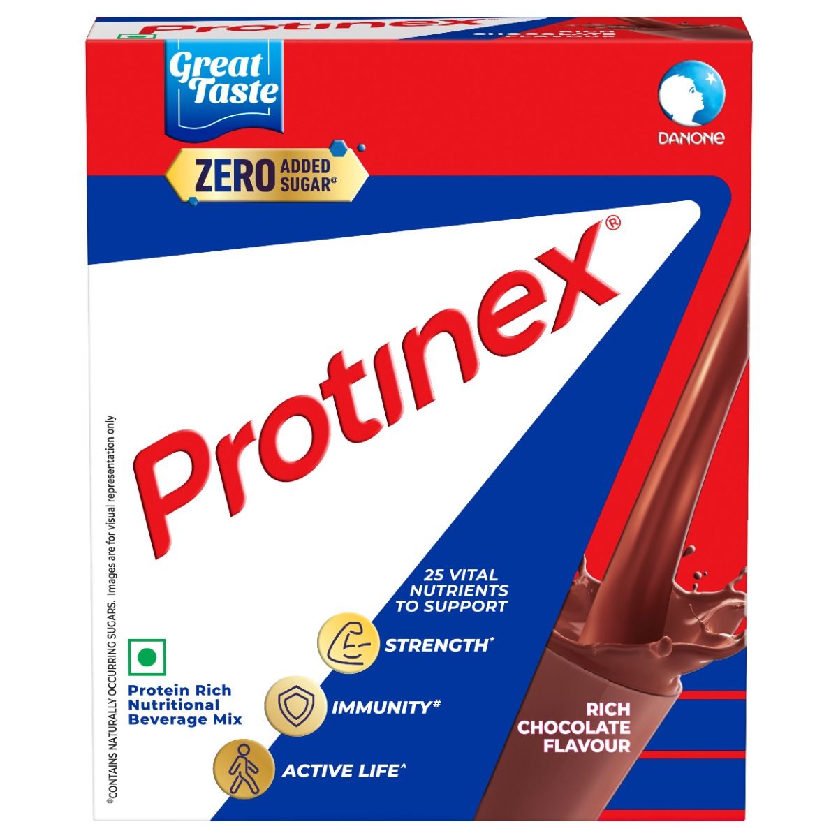 Protinex Tasty Chocolate Flavoured Powder, 250 gm Tin, Pack of 1 