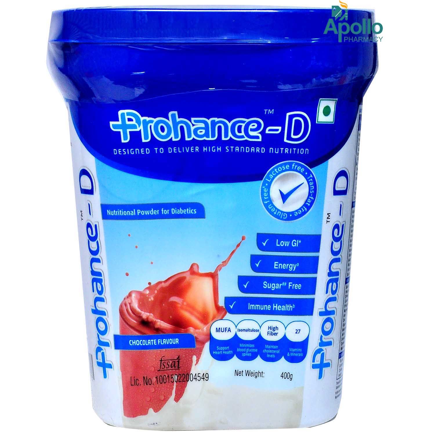 Prohance Chocolate Flavour Powder 400 gm Price, Uses, Side Effects