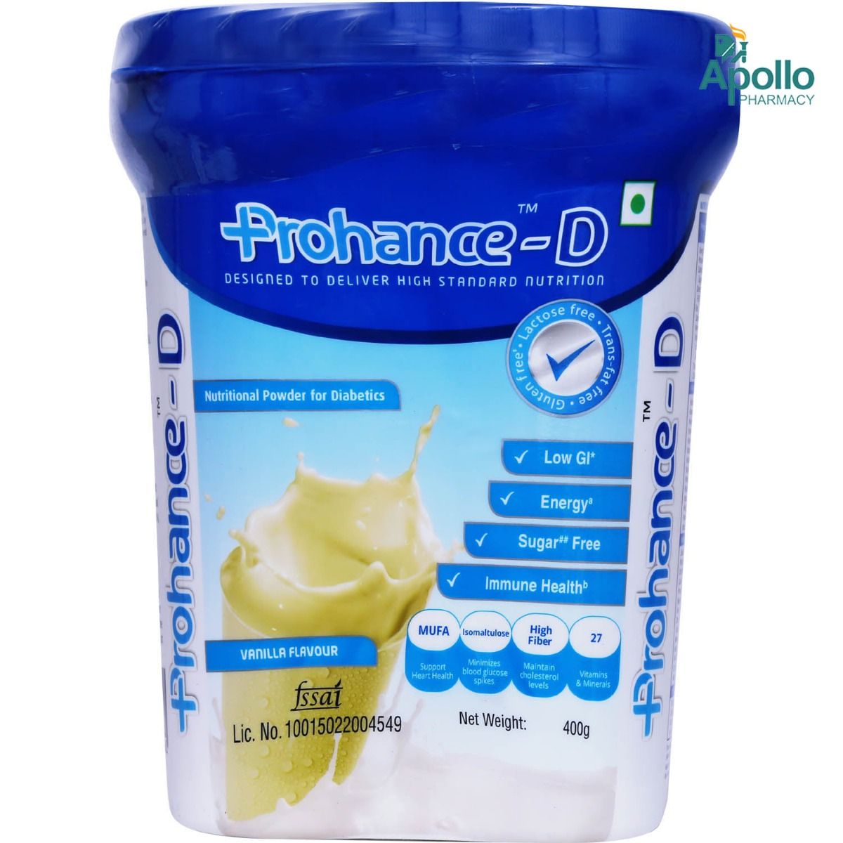 ProhanceD Sugar Free Vanilla Powder 400 gm Price, Uses, Side Effects