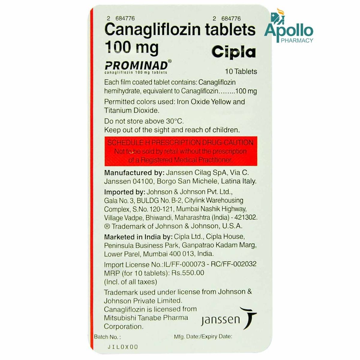 Prominad Tablet 10's, Pack of 10 TABLETS