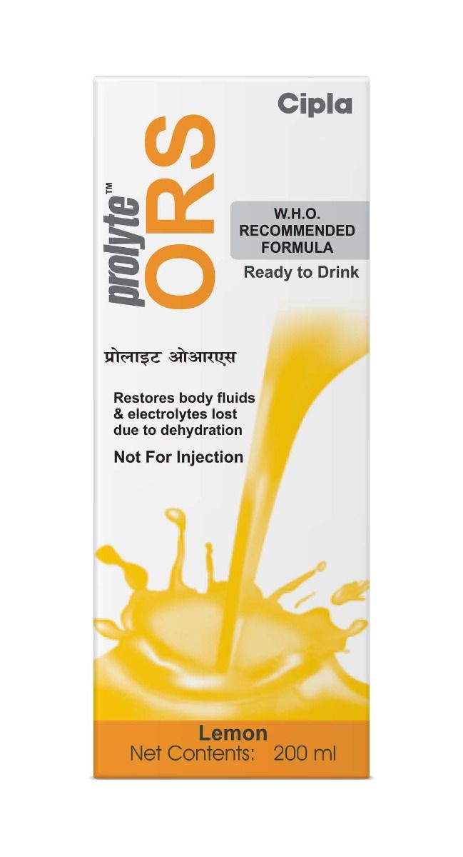 Buy Prolyte ORS Lemon Flavour Drink 200 ml Online
