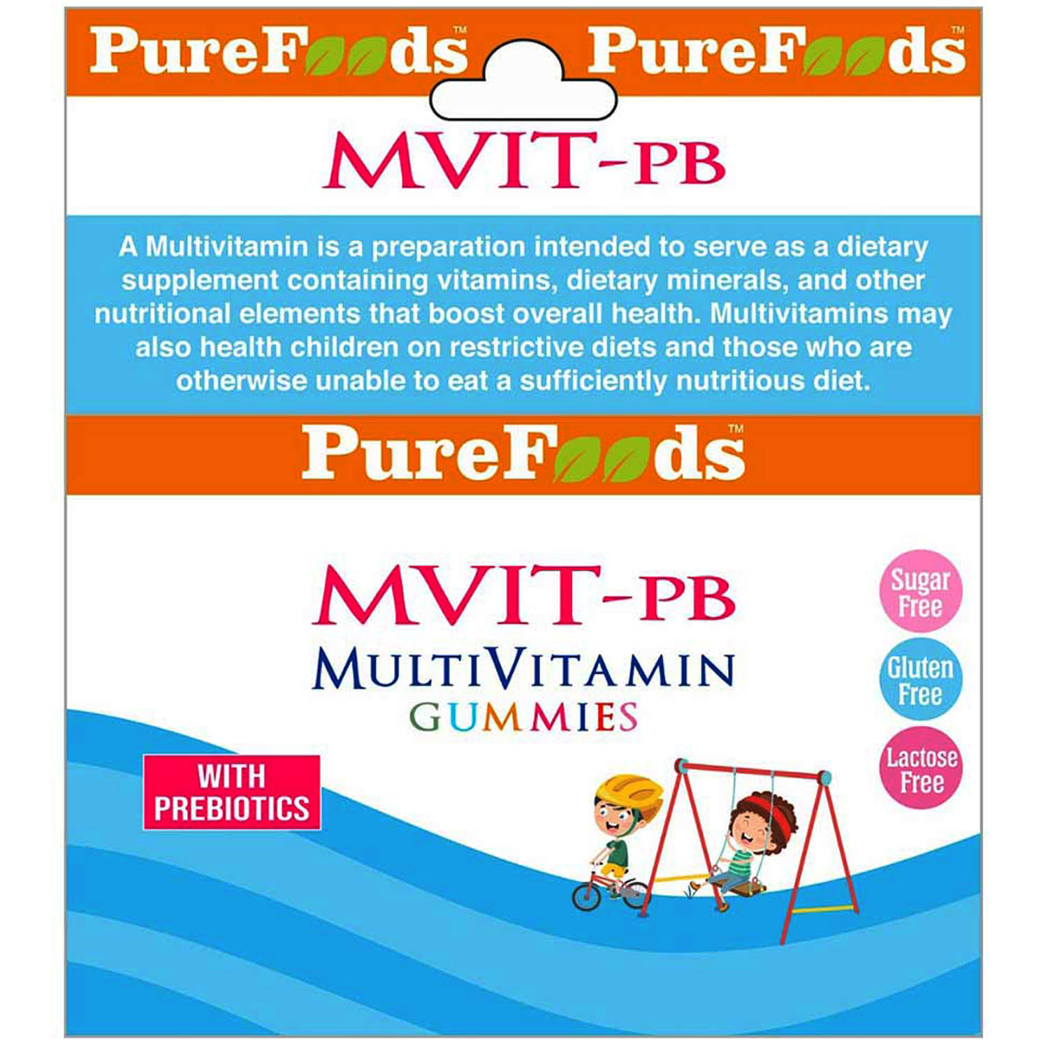 Buy Pure Foods Mvit-Pb Multi Vitamin Fruit Flavoured Gummies, 30 Count Online