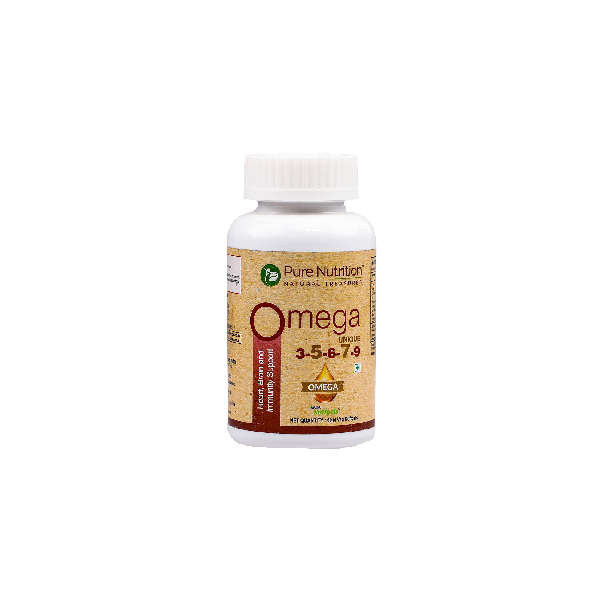 Buy Pure Nutrition Omega Unique 3-5-6-7-9, 60 Capsules Online