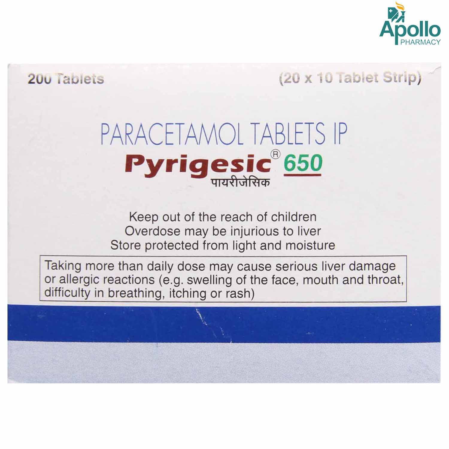 Pyrigesic 650 Tablet 10's Price, Uses, Side Effects, Composition ...