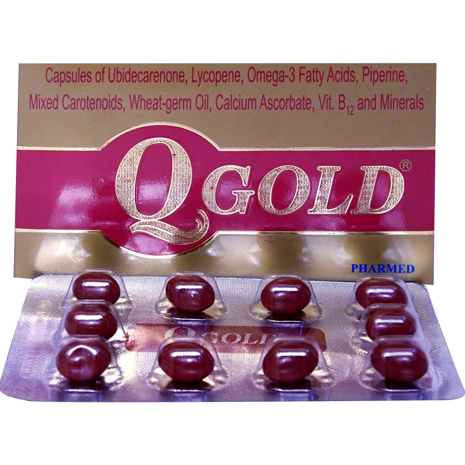 Q Gold F Capsule 10's Price, Uses, Side Effects, Composition Apollo