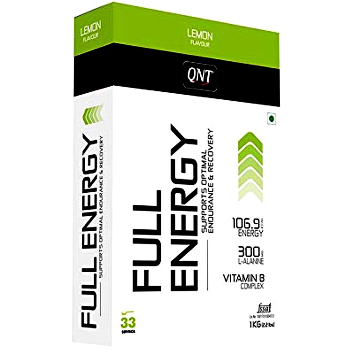 Buy QNT Full Energy Lemon Flavour Powder, 1 kg Online