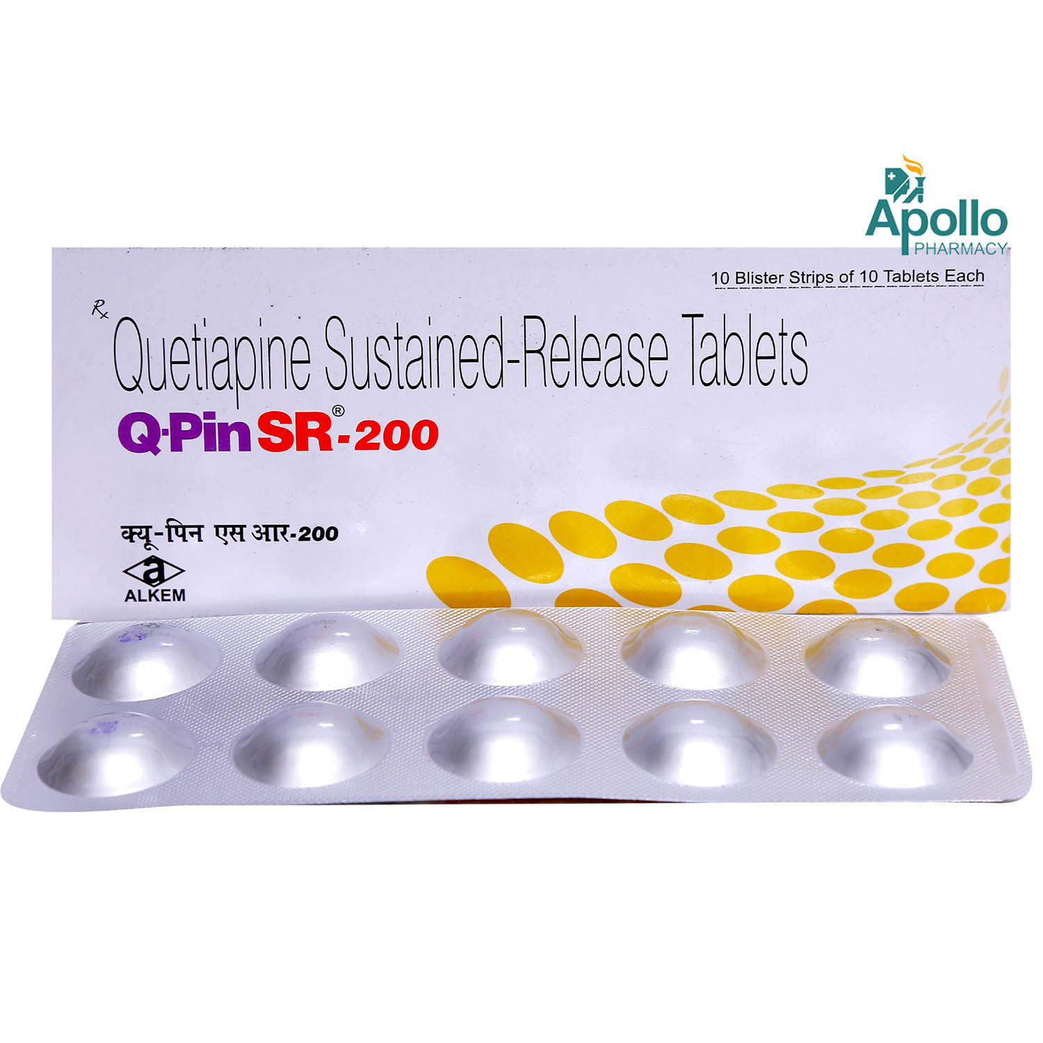 Q PIN SR 200MG TABLET 10'S Price, Uses, Side Effects, Composition Apollo Pharmacy
