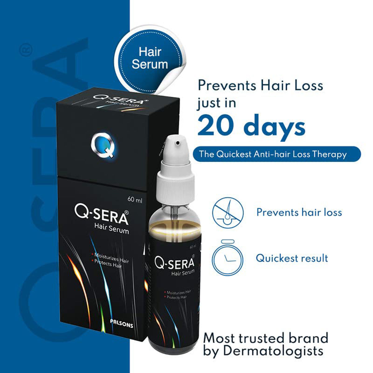 Q-Sera Hair Serum, 60 ml Price, Uses, Side Effects, Composition - Apollo  Pharmacy