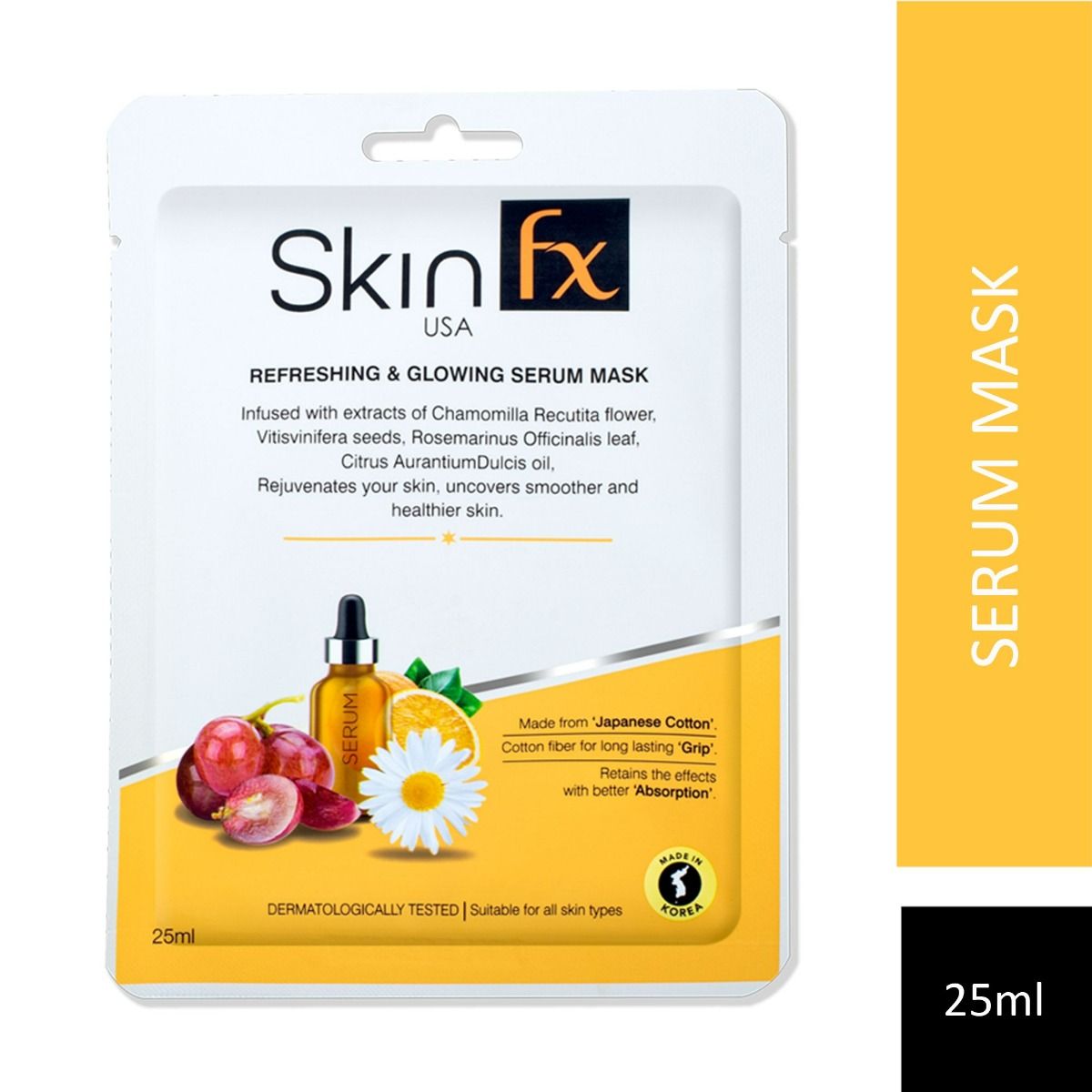 Skin Fx Refreshing & Glowing Serum Mask, 25 ml, Pack of 1 