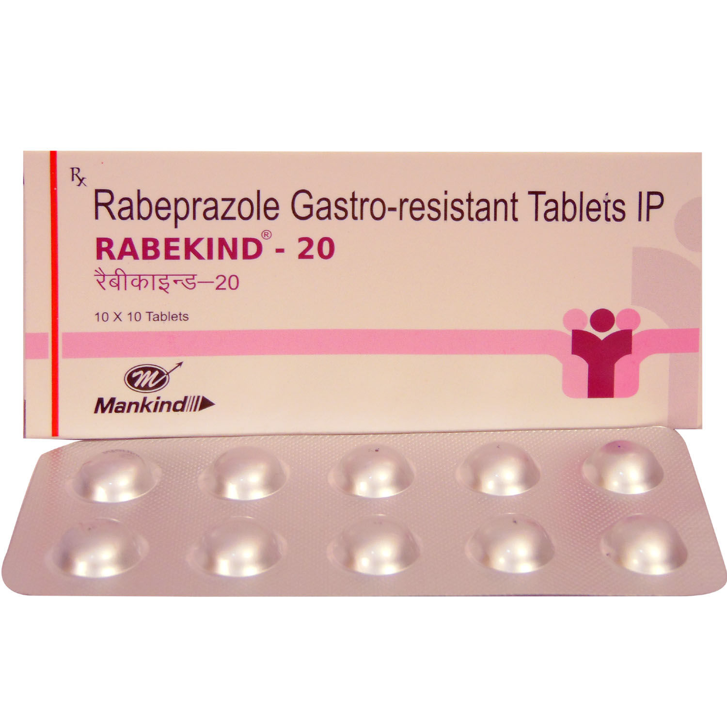 Rabekind 20mg Tablet 10's, Pack of 10 TABLETS