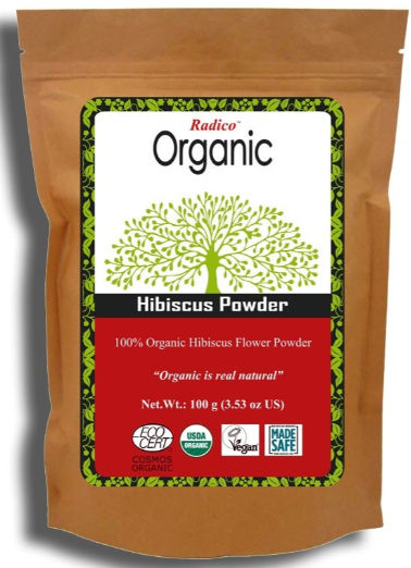 Buy Radico Organic Hibiscus Powder, 100 gm Online
