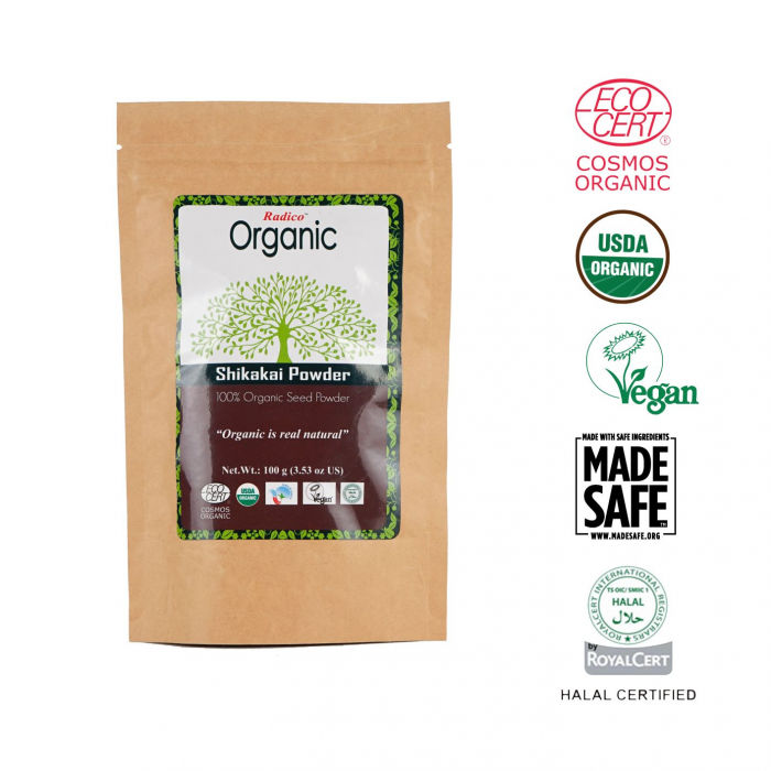 Buy Radico Organic Shikakai Powder, 100 gm Online
