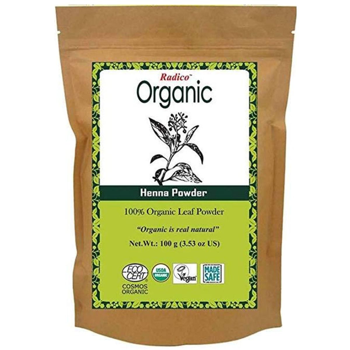 Buy Radico Organic Henna Powder 100g Online