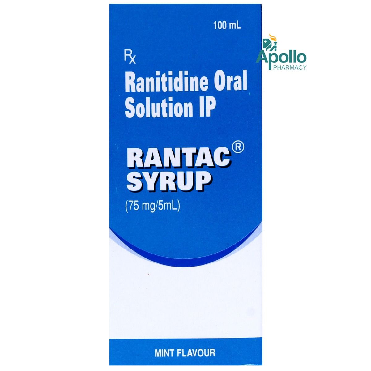 Rantac Mint Syrup 100 ml, Pack of 1 SYRUP