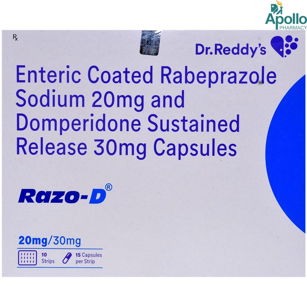 Razo-D Capsule 15's, Pack of 15 CAPSULES