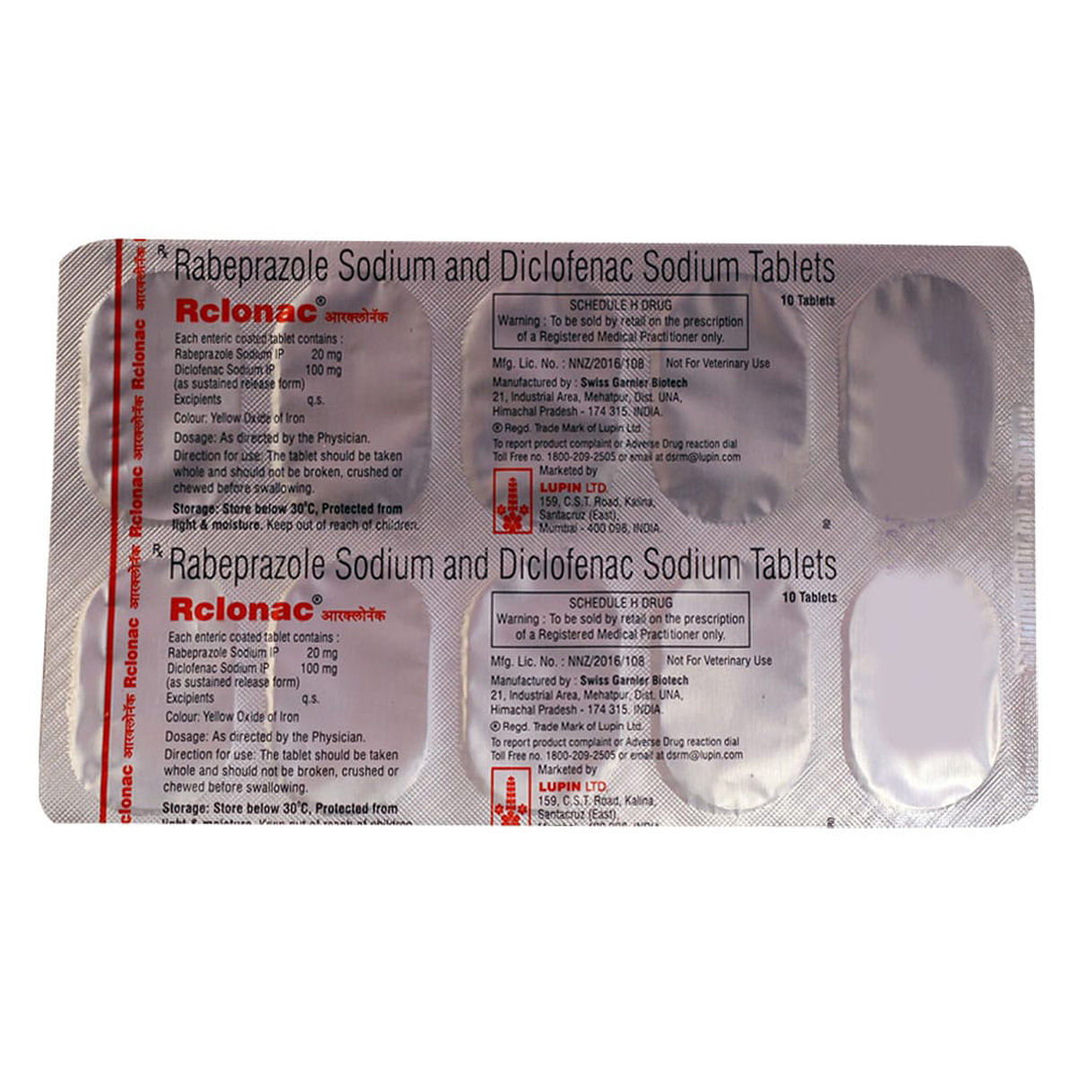 Rclonac Capsule 10's, Pack of 10 CAPSULES