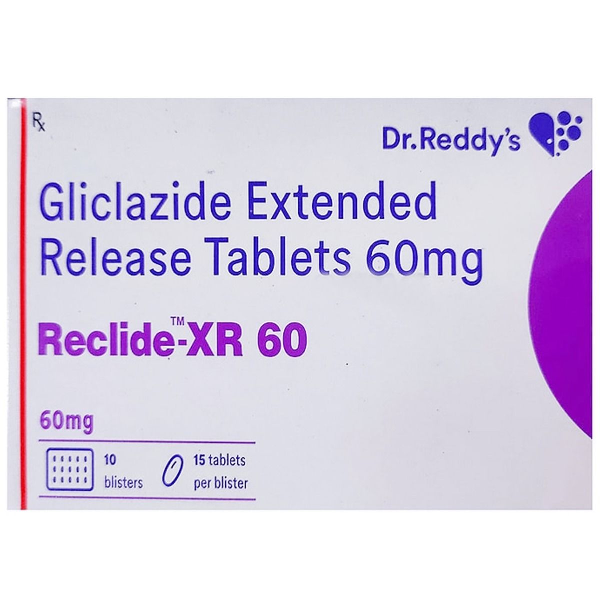 Buy Reclide-XR 60 Tablet 15's Online