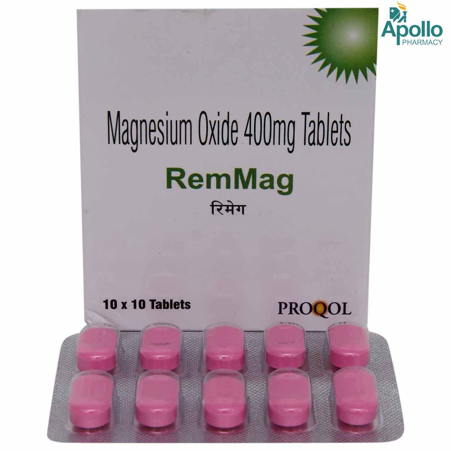 RemMag Tablet 10's Price, Uses, Side Effects, Composition Apollo Pharmacy