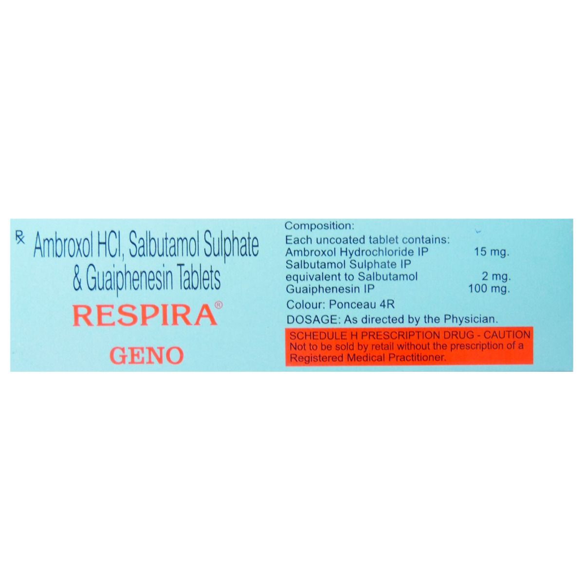 Respira Tablet 10's, Pack of 10 TabletS
