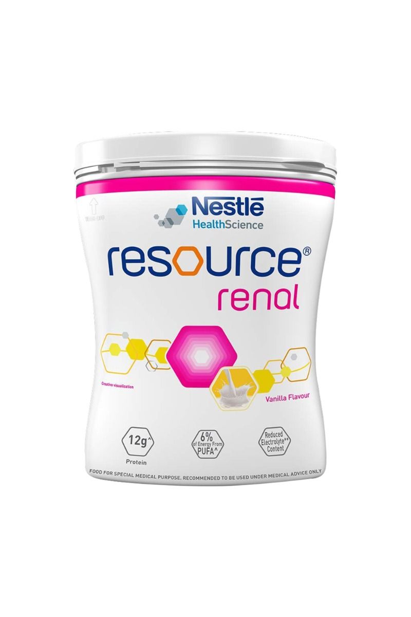 Buy Nestle Resource Renal Vanilla Flavoured Powder, 400 gm Jar Online