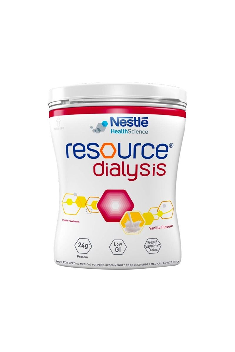 Nestle Resource Dialysis Vanilla Flavoured Powder, 400 gm Jar, Pack of 1 