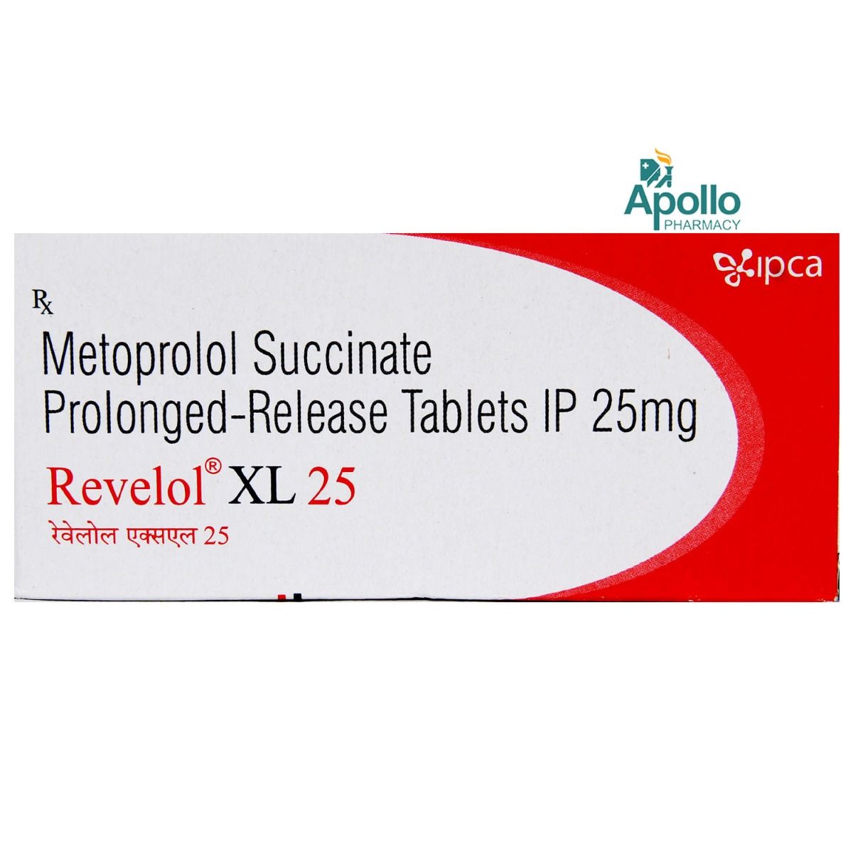 Revelol XL 25 Tablet 10's Price, Uses, Side Effects, Composition