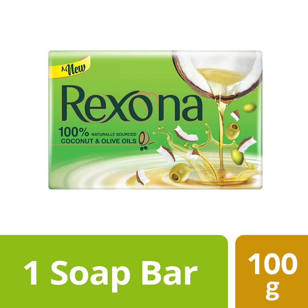 Buy Rexona Coconut and Olive Oil Soap, 100 gm Online