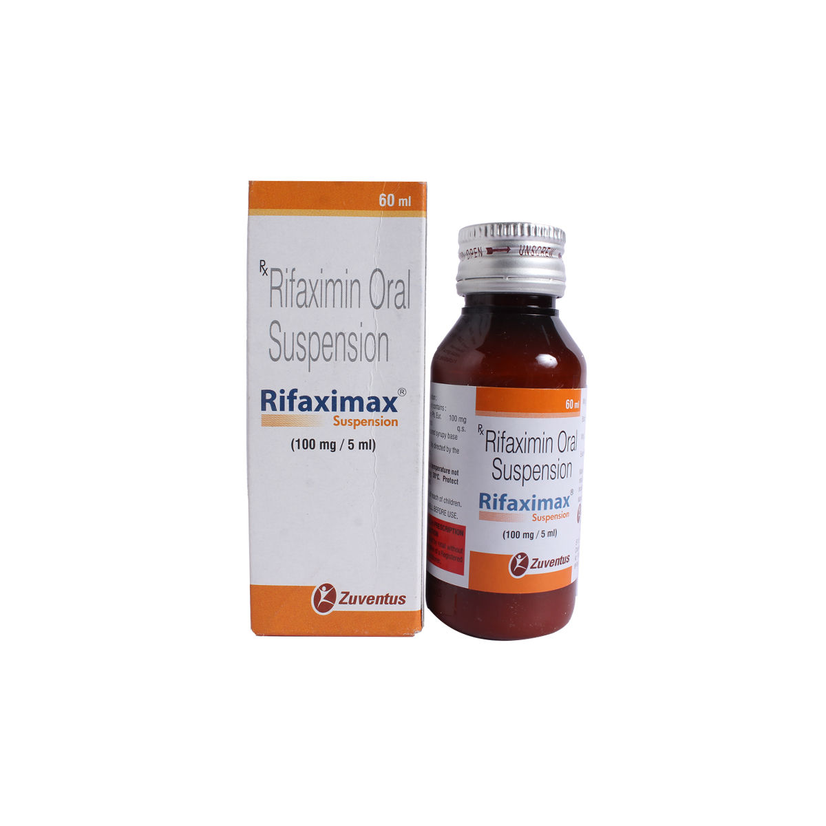 Rifaximax 100mg Suspension 60ml Price, Uses, Side Effects, Composition