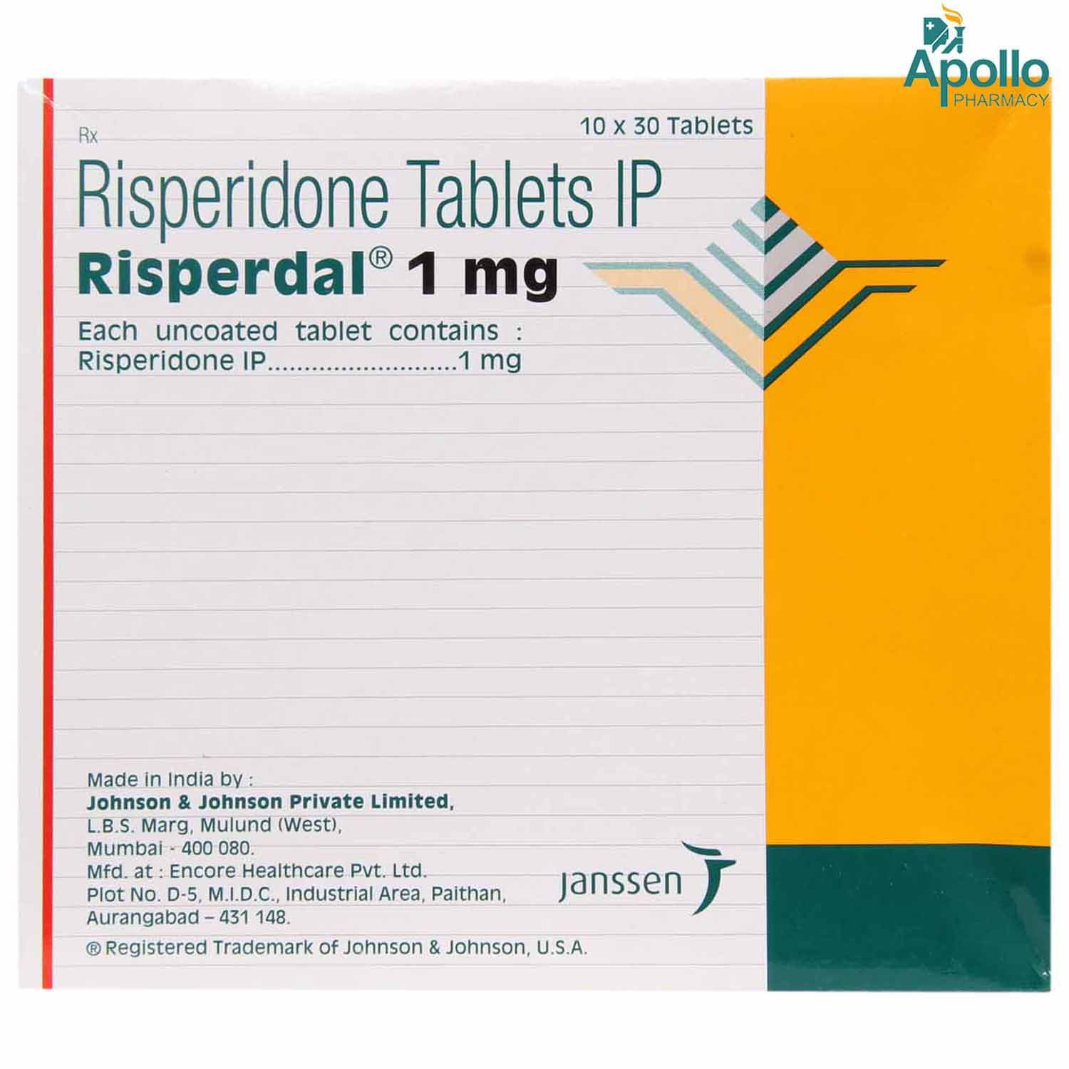 RISPERDAL 1MG TABLET Price, Uses, Side Effects, Composition Apollo