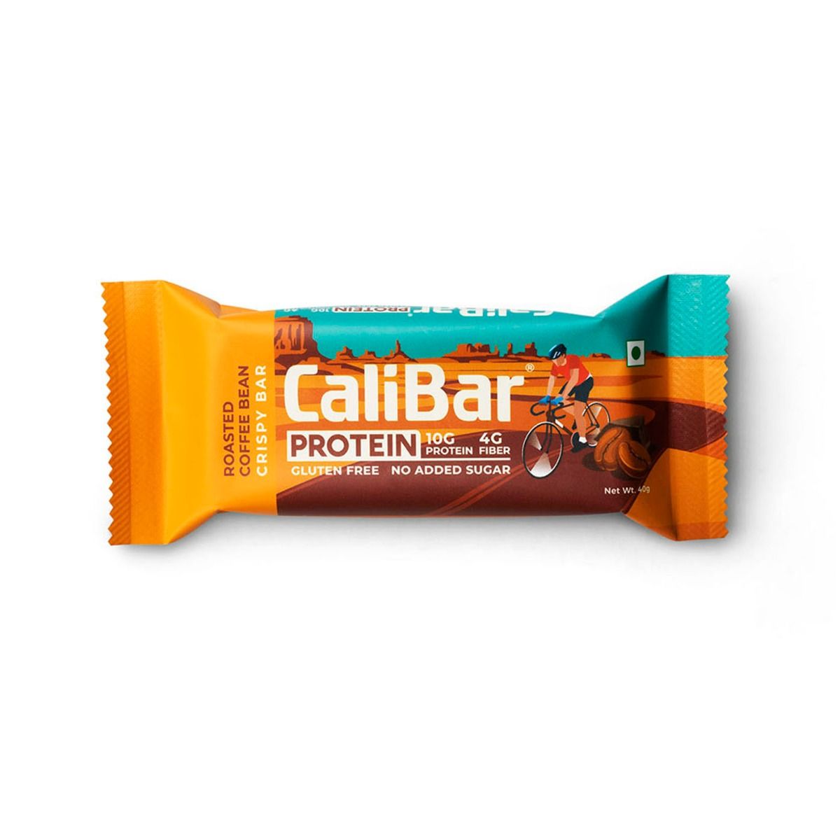 Buy Calibar Protein Roasted Coffee Bean Crispy Bar, 40 gm Online