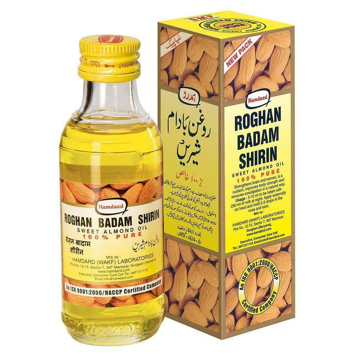 Hamdard Roghan Badam Shirin Almond Oil, 100 ml, Pack of 1 