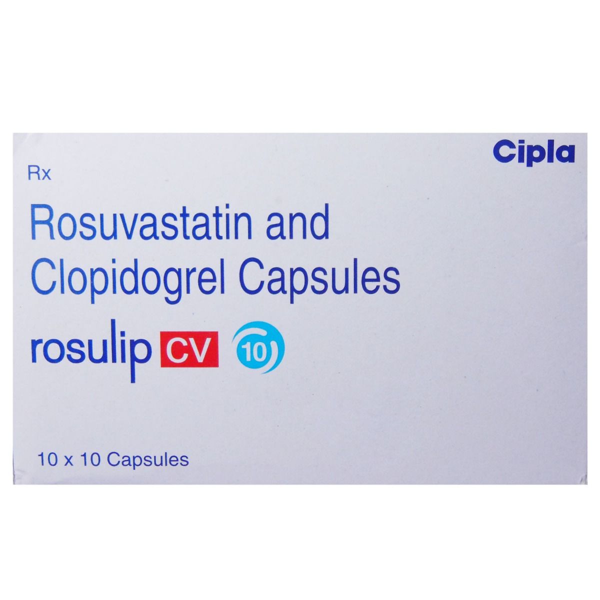 Rosulip CV 10 Capsule 10's, Pack of 10 CAPSULES